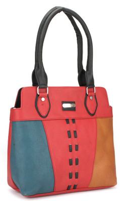 

Murcia Hand-held Bag(Blue, Red, Brown), Blue;brown;red