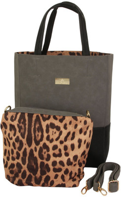 

Alvaro Satchel(Grey, Black), Black;grey