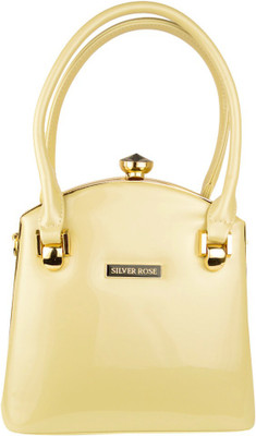 

Silver Rose Hand-held Bag(Beige)