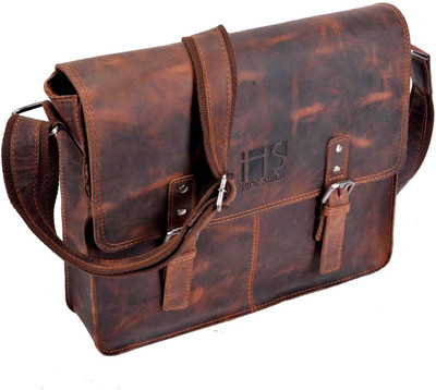 

Hidestitch Messenger Bag(Brown)