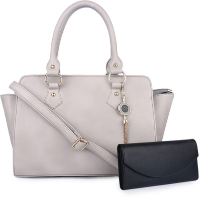 Women Marks Shoulder Bag(Grey)