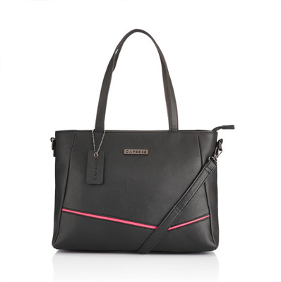 

Caprese Satchel(Black, Pink)