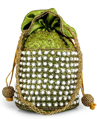 

Ahankara Pouch Potli(Green)