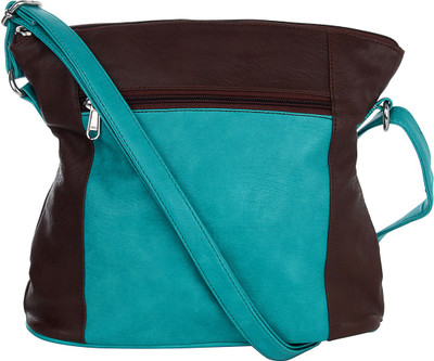 

The Blue Pink Hand-held Bag(Brown)