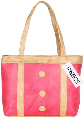 

Emblazon Hand-held Bag(Pink)