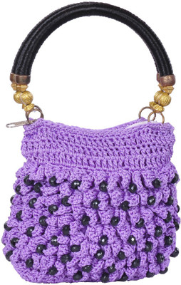 

Adrish Creative Hand-held Bag(Purple, Black), Black;purple
