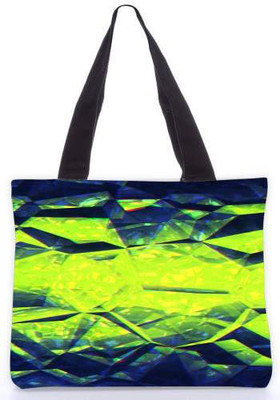 

Snoogg Tote(Green, Blue), Blue;green