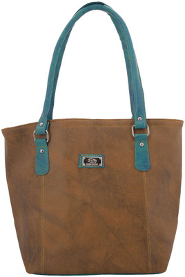 

The Blue Pink Hand-held Bag(Tan)