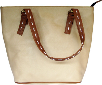 One Look Shoulder Bag(Beige, Brown)