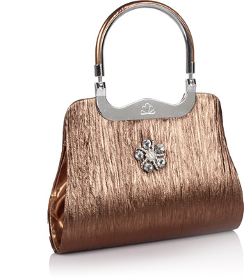 

Jewel Fuel Hand-held Bag(Brown)