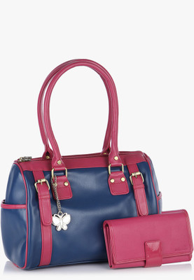 Butterflies Hand-held Bag(Blue)