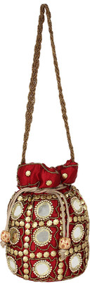 

Saashiwear Pouch Potli(Red)