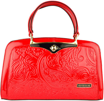 

Silver Rose Hand-held Bag(Red)