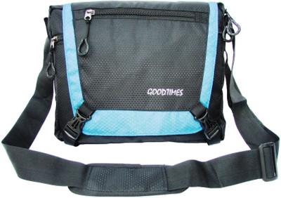 

Good Times Messenger Bag(Blue, Black), Black;blue