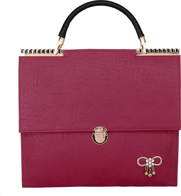 The Blue Pink Hand-held Bag(Maroon)