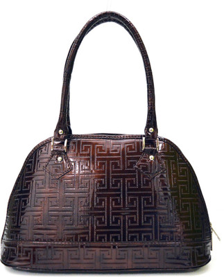 

AGINOS Hand-held Bag(Brown)