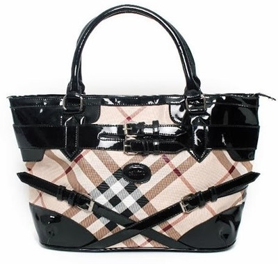 

Calvino Hand-held Bag(Beige, Black)