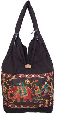 

Khatri Handicrafts Messenger Bag(Black)