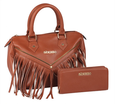 

Abrazo Hand-held Bag(Brown)