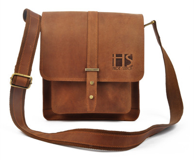 

Hidestitch Messenger Bag(Tan)