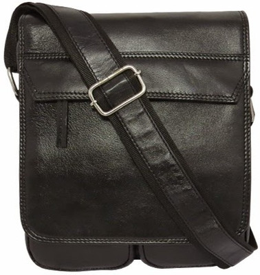 

Chimera Leather Messenger Bag(Black)