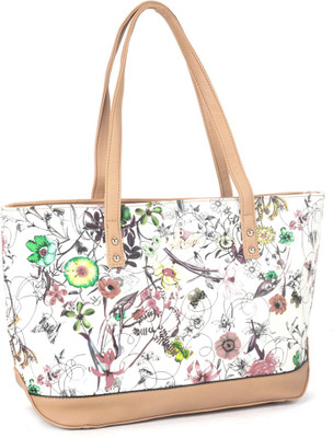 

Lavie Satchel(White, Beige), Beige;white