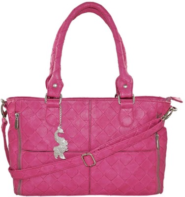 

Peacock Hand-held Bag(Pink)