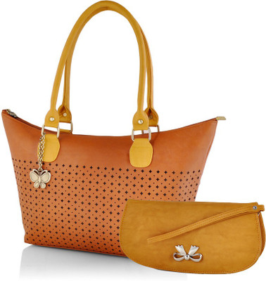 

Butterflies Hand-held Bag(Yellow)