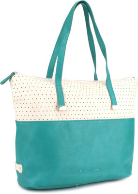 

Caprese Shoulder Bag(White, Green), Green;white