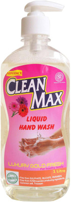 

Cleanmax 1L (LUXURY GOLD FRESH)(1 L, Pump Dispenser)