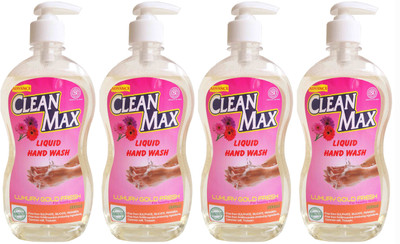 

Cleanmax 500ml -Pack of 4- (LUXURY GOLD FRESH)(500 ml, Pump Dispenser, Pack of 4)