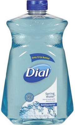 

Dial antibacterial hand soap with moisturizer, spring water scent(1560 ml, Bottle)