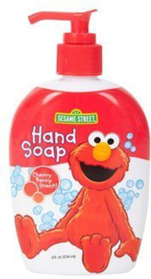 

Blue Cross Labs *3 pack* sesame street elmo hand soap for kids cherry-berry scent *8 . ea.(240 ml, Pump Dispenser)