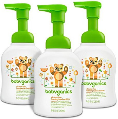 

Babyganics alcohol-free foaming hand sanitizer(253.5 ml, Pump Dispenser, Pack of 3)