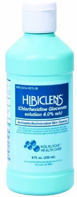 

Molnlycke hibiclens antiseptic/antimicrobial skin cleanser 8(240 ml, Bottle)