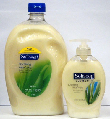 

Softsoap liquid hand soap, soothing aloe vera pump bottle + 56 refill(337.5 ml, Bottle, Pack of 2)