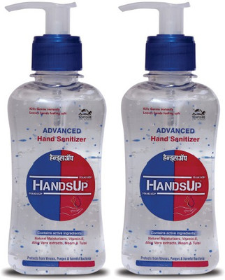 

Handsup Advanced Hand Sanitizer - 2(440 ml, Pump Dispenser, Pack of 2)
