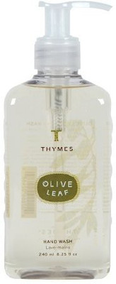 

Thymes hand wash, olive leaf pump bottle(247.5 ml, Pump Dispenser)