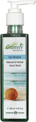 

Greenviv Natural & Herbal Sea Breeze Hand Wash(200 ml, Pump Dispenser)