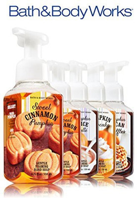 

Bath & Body Works fall & autumn gentle foaming hand soap bundle - pumpkin cafe (set of 5)(262.5 ml, Pump Dispenser, Pack of 5)
