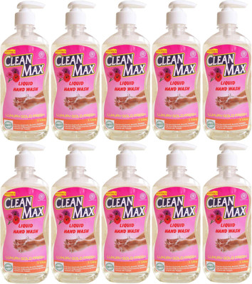 

Cleanmax 1L -Pack of 10- (LUXURY GOLD FRESH)(1 L, Pump Dispenser, Pack of 10)