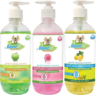 

Natural Care Handwash Triplepack With Quinoa Protein(500 ml)