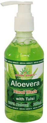 

AryanShakti Aloevera Tulsi Handwash | 100% Natural | 200 ml(200 ml, Pump Dispenser)