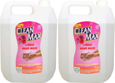 

Cleanmax 5L -Pack of 2- (LUXURY GOLD FRESH)(5 L, Bottle, Pack of 2)