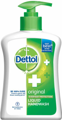 Dettol Liquid Soap Pump, Original - 215 ml + sop 75g(215 ml, Pump Dispenser)