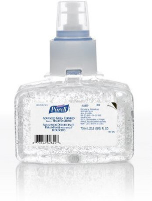 

Purell 1303-03 advanced green certified instant hand sanitizer, 700 ml refill (pack of 3)(700 ml, Bottle, Pack of 2)