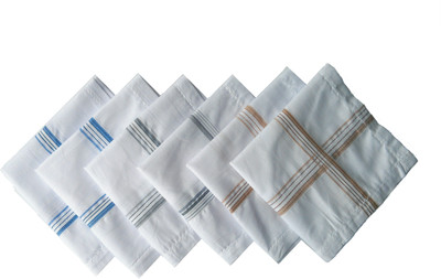 Krayonz Mens Handkerchief(Pack of 6)