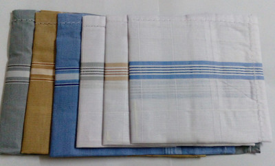 Aadikart Cotton [ Multicolor ] Handkerchief(Pack of 6)