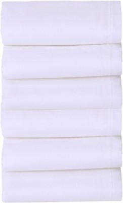 Smart Zone Pure White Men'S Rich Cotton [ White ] Handkerchief(Pack of 6)