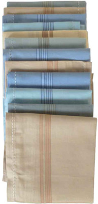 Sondagar Arts Mens Handkerchief Set of 12 [ Multicolor ] Handkerchief(Pack of 12)